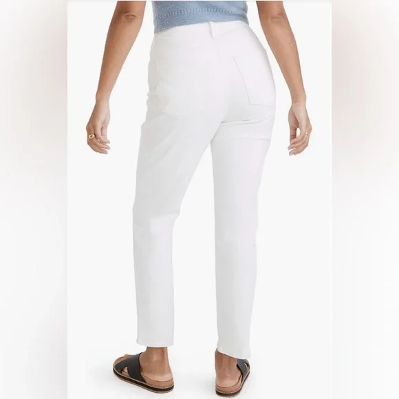 Madewell Curvy Perfect Vintage Jeans in White, Size 27 - Picture 7 of 12
